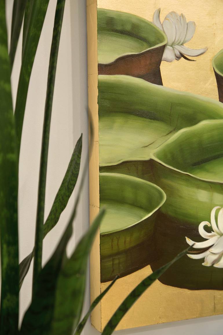 Original Contemporary Botanic Painting by Gillian Lahav