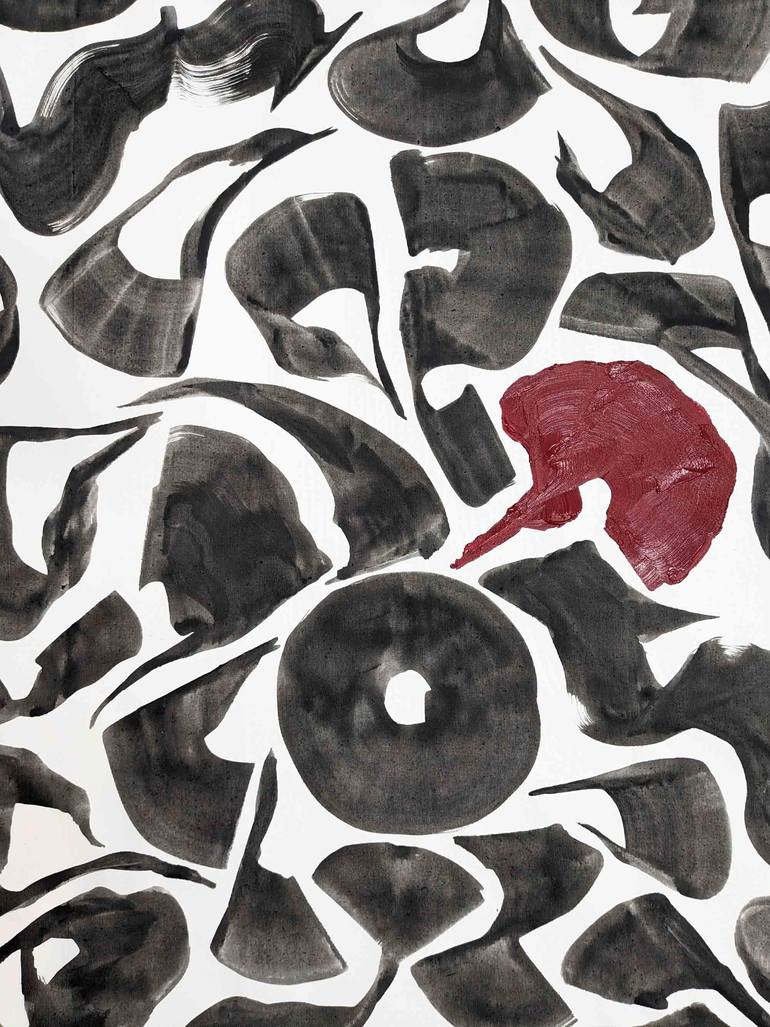 Original Abstract Patterns Painting by Carla Cassidy