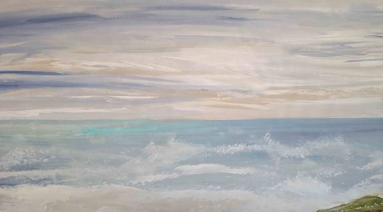 Original Impressionism Seascape Painting by Carla Cassidy