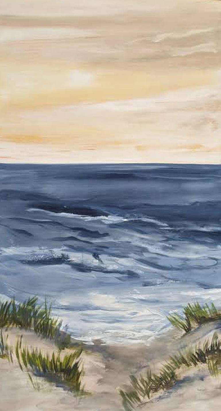 Original Impressionism Seascape Painting by Carla Cassidy