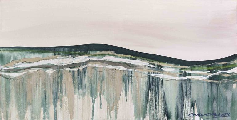 Original Abstract Expressionism Landscape Painting by Carla Cassidy