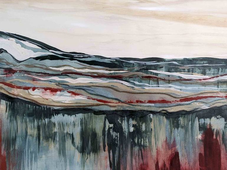 Original Abstract Expressionism Landscape Painting by Carla Cassidy