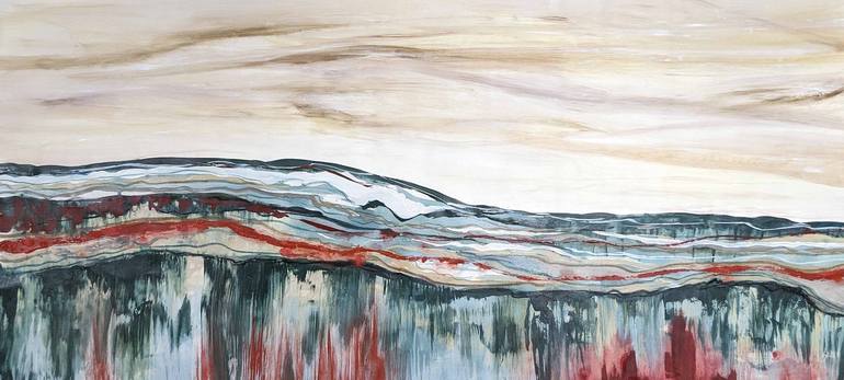 Original Abstract Expressionism Landscape Painting by Carla Cassidy