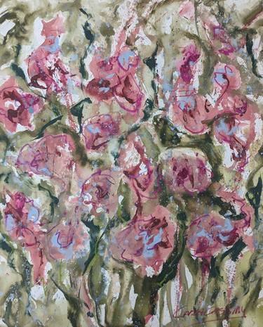 Original Abstract Floral Paintings by Carla Cassidy