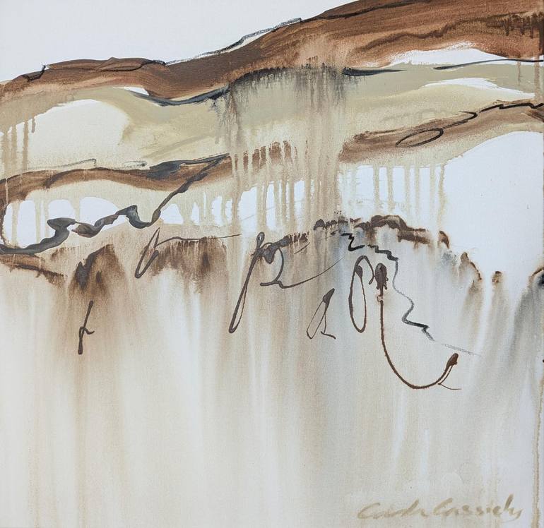 Original Abstract Expressionism Landscape Painting by Carla Cassidy