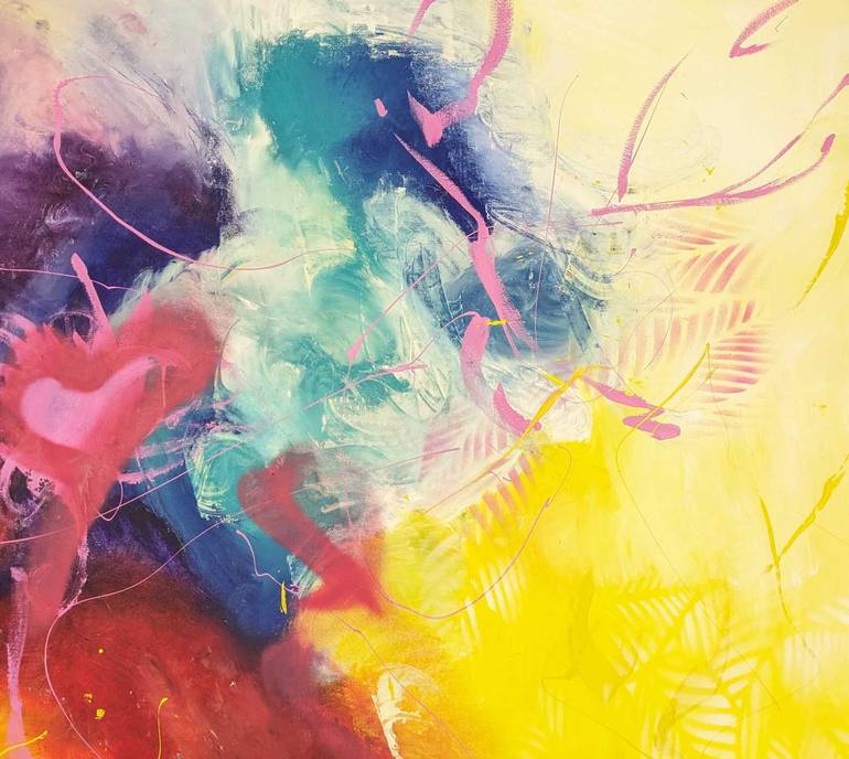 Original Abstract Graffiti Painting by Carla Cassidy