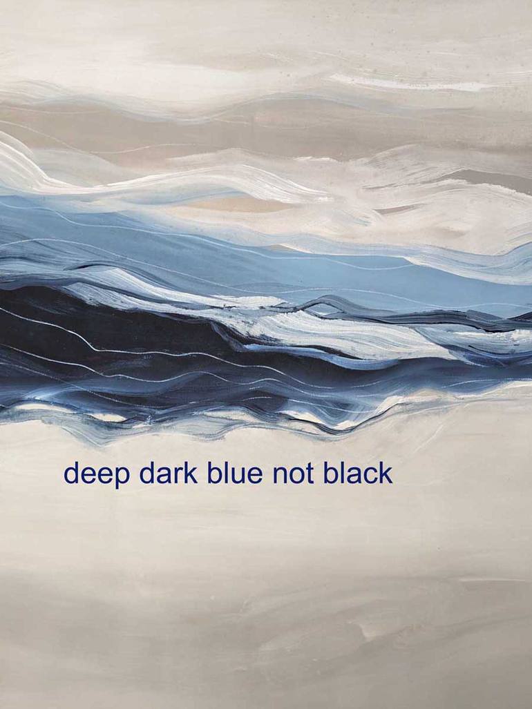 Original Abstract Expressionism Beach Painting by Carla Cassidy