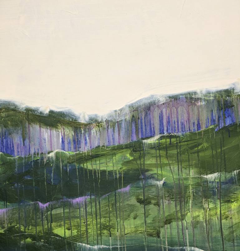 Original Abstract Expressionism Landscape Painting by Carla Cassidy