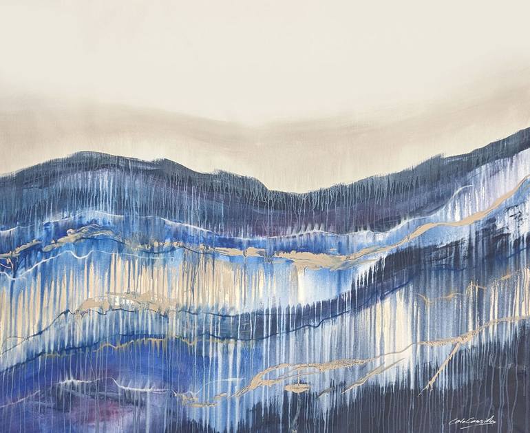 Original Abstract Expressionism Landscape Painting by Carla Cassidy