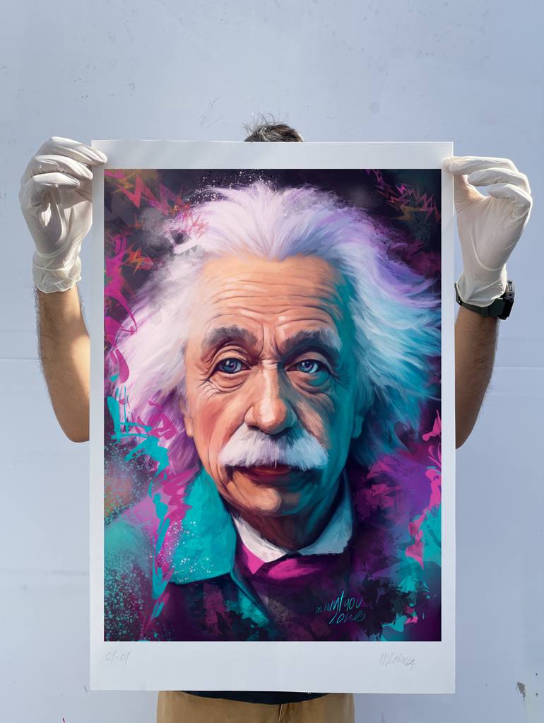 Original Contemporary Pop Culture/Celebrity Printmaking by Miguel Oliveira
