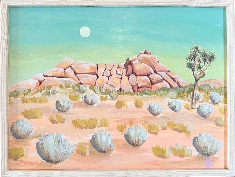 Where I Once Stood Painting by Desert Moonrise | Saatchi Art