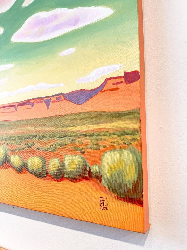 Original Landscape Painting by Desert Moonrise