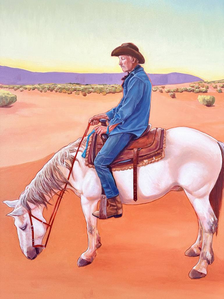 Original Horse Painting by Desert Moonrise