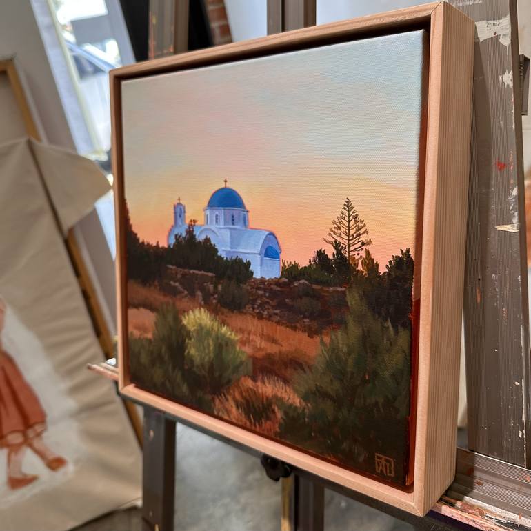 Original Realism Landscape Painting by Desert Moonrise