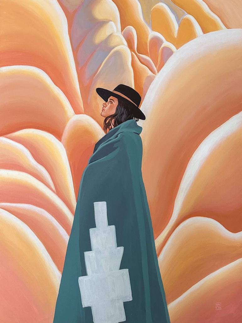 Original Abstract People Paintings by Amelie Laurice