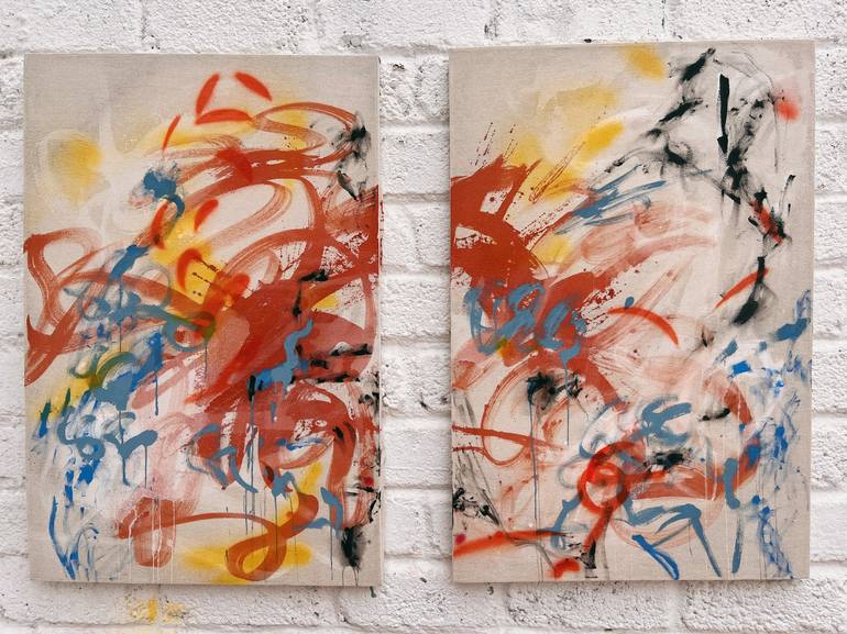 Original Contemporary Abstract Painting by Rosario Ceja