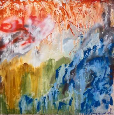 Original Abstract Expressionism Abstract Paintings by Rosario Ceja