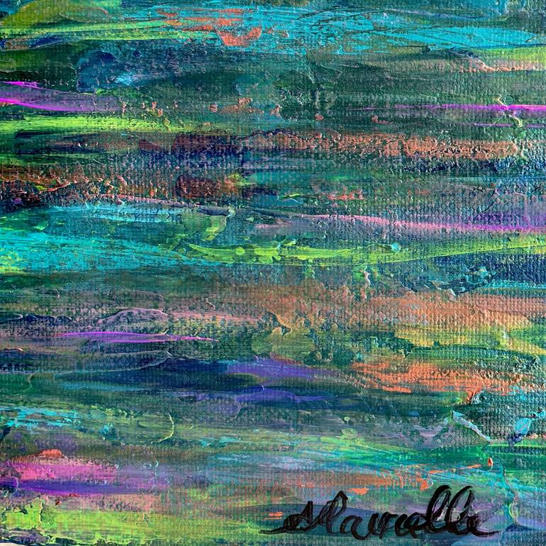 Original Abstract Expressionism Abstract Painting by Andrea Marriette