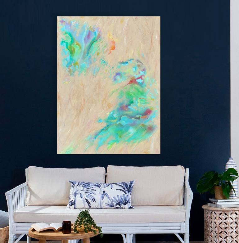 Original Abstract Expressionism Abstract Painting by Andrea Marriette