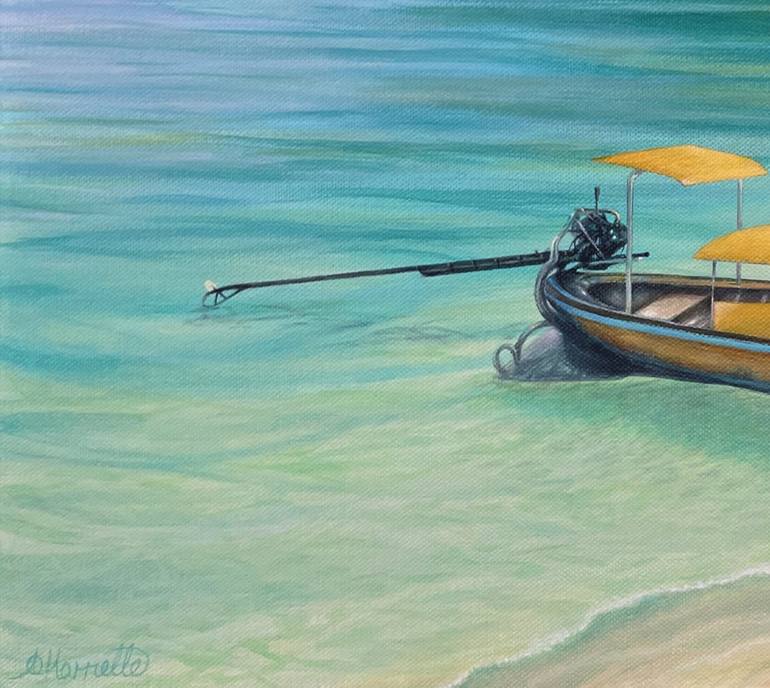 Original Contemporary Boat Painting by Andrea Marriette