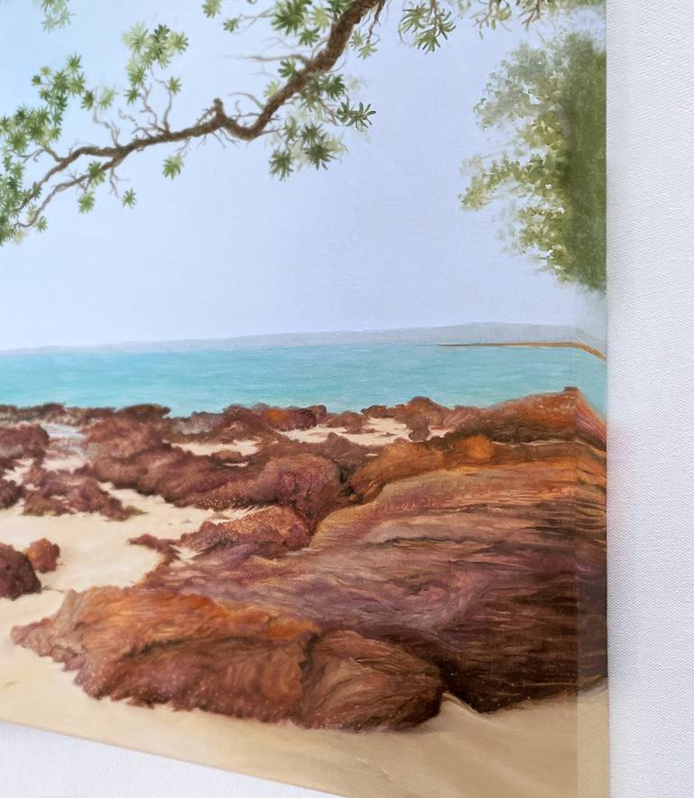 Original Beach Painting by Andrea Marriette