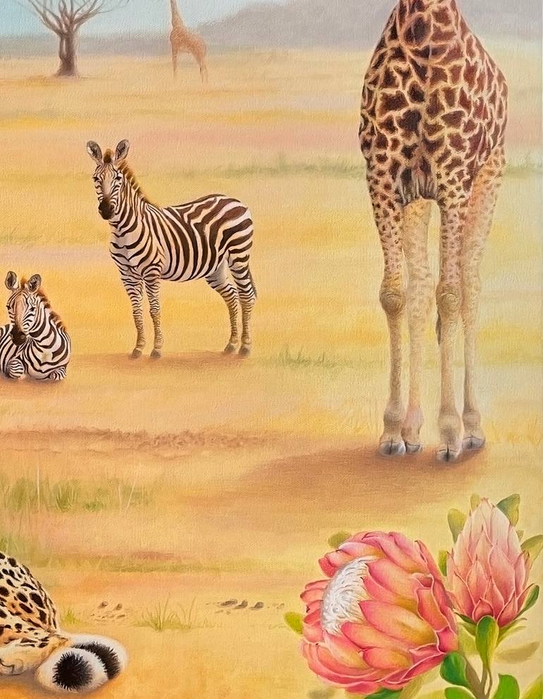 Original Surrealism Women Painting by Andrea Marriette