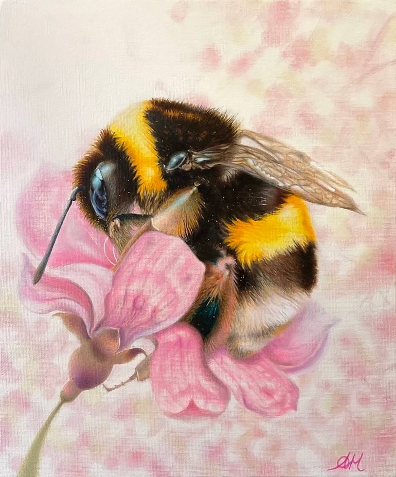 Original Contemporary Animal Painting by Andrea Marriette