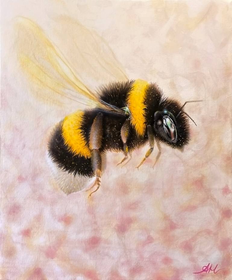 Original Contemporary Animal Painting by Andrea Marriette