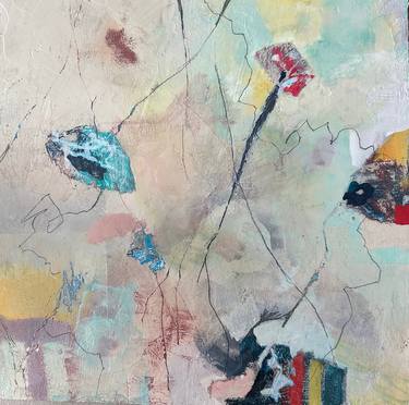 Original Abstract Mixed Media by Karen Nunley