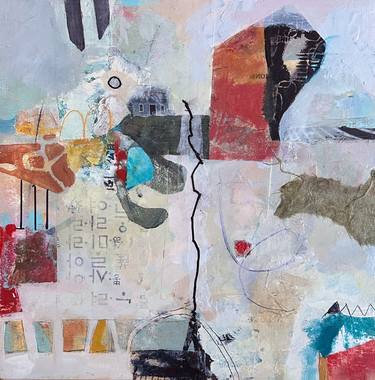 Original Expressionism Abstract Mixed Media by Karen Nunley