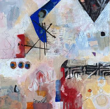 Print of Modern Abstract Mixed Media by Karen Nunley