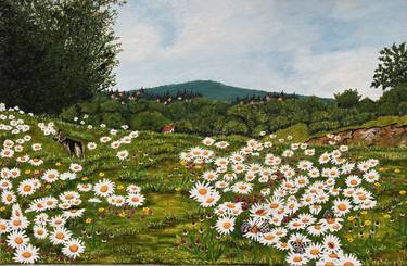 Original Realism Landscape Painting by Michaela Petranova