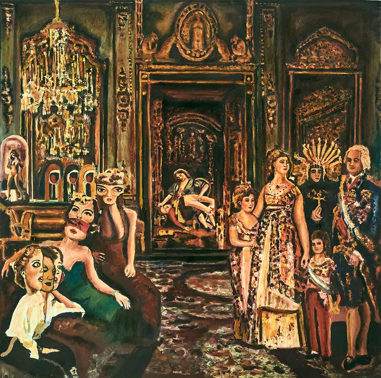 The weight of history Painting by Alex Goldschwartz Saatchi Art