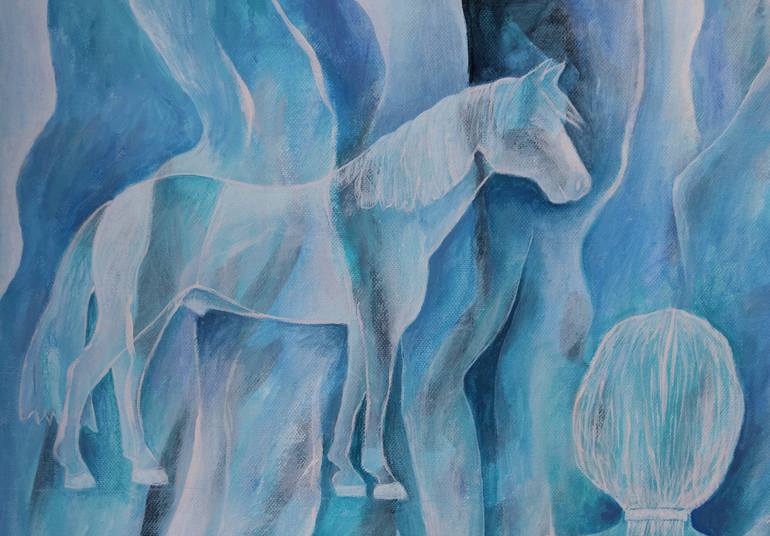 Original Horse Painting by Andreas Pohle