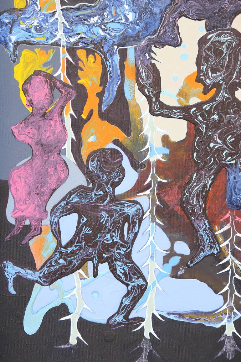 Original Contemporary People Painting by Andreas Pohle