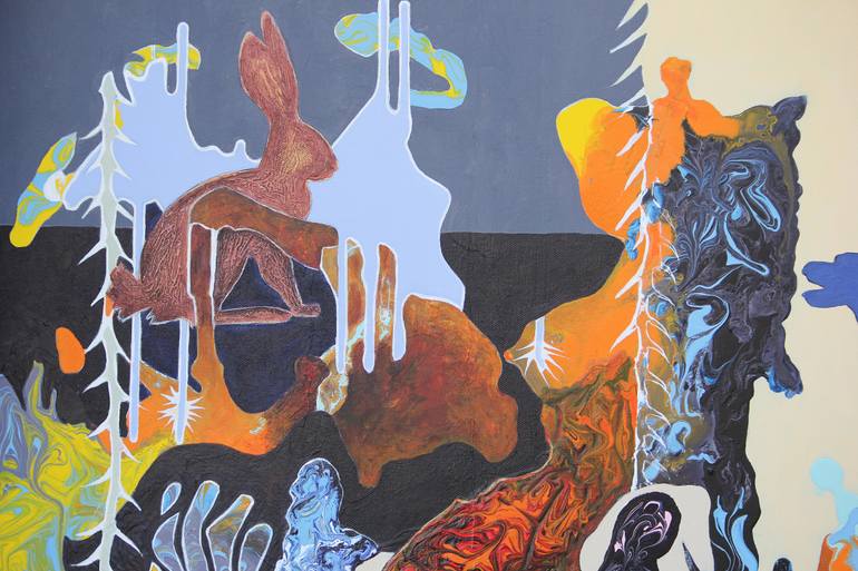 Original Contemporary People Painting by Andreas Pohle