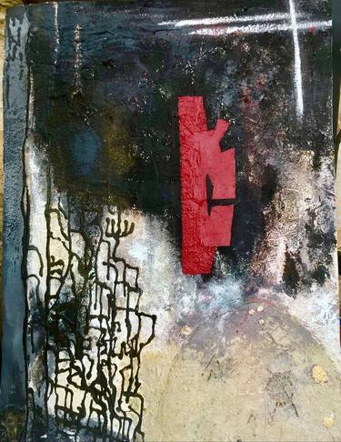 Original Abstract Landscape Mixed Media by Willy Seinsche