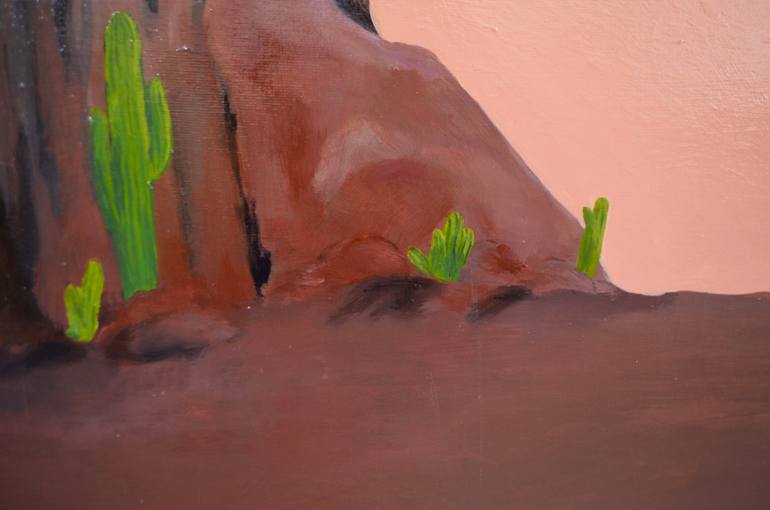 Original Surrealism Erotic Painting by Jazzy Bey
