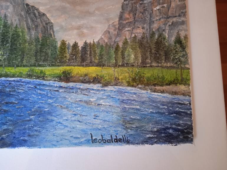 Original Realism Landscape Painting by Daniele Teobaldelli