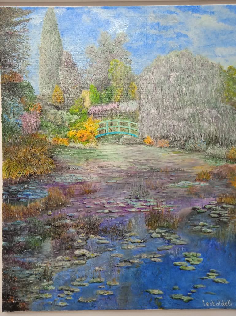 Original Impressionism Landscape Painting by Daniele Teobaldelli