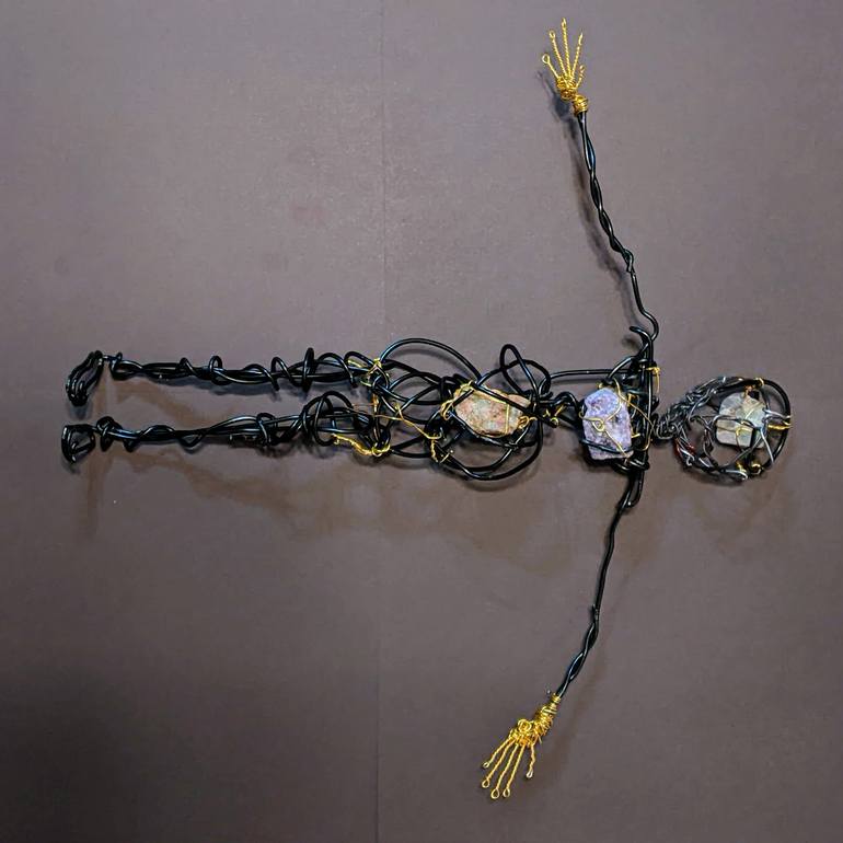 Original Figurative Fantasy Sculpture by Kellie Close
