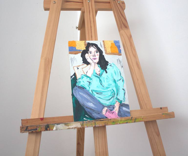 Original Contemporary People Painting by Amy Cowell