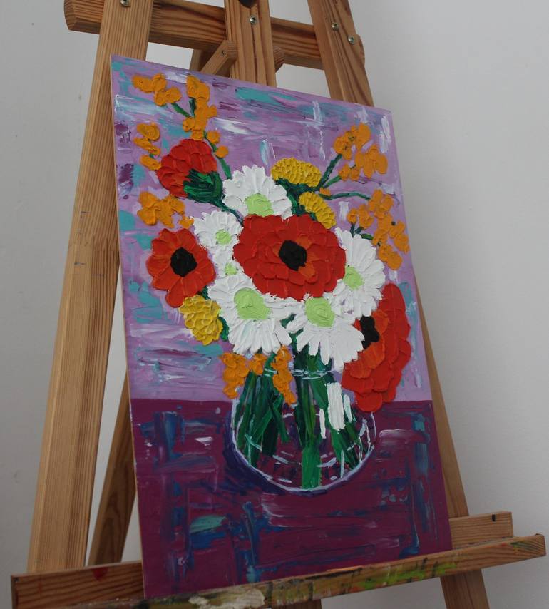 Original Floral Painting by Amy Cowell