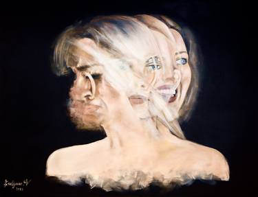 Original Figurative Portrait Paintings by Evelynne V