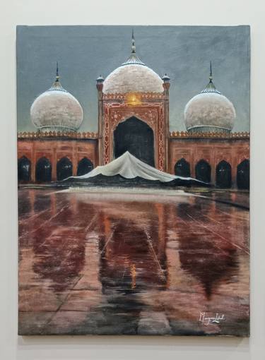 Original Photorealism Architecture Paintings by Maryam Iqbal