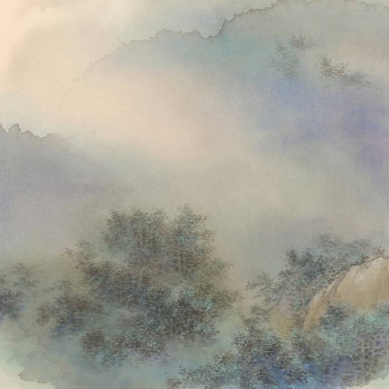 Original Landscape Painting by Evan SP  Wu