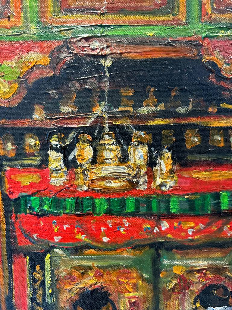 Original Expressionism Religion Painting by Qiuzi Zhang