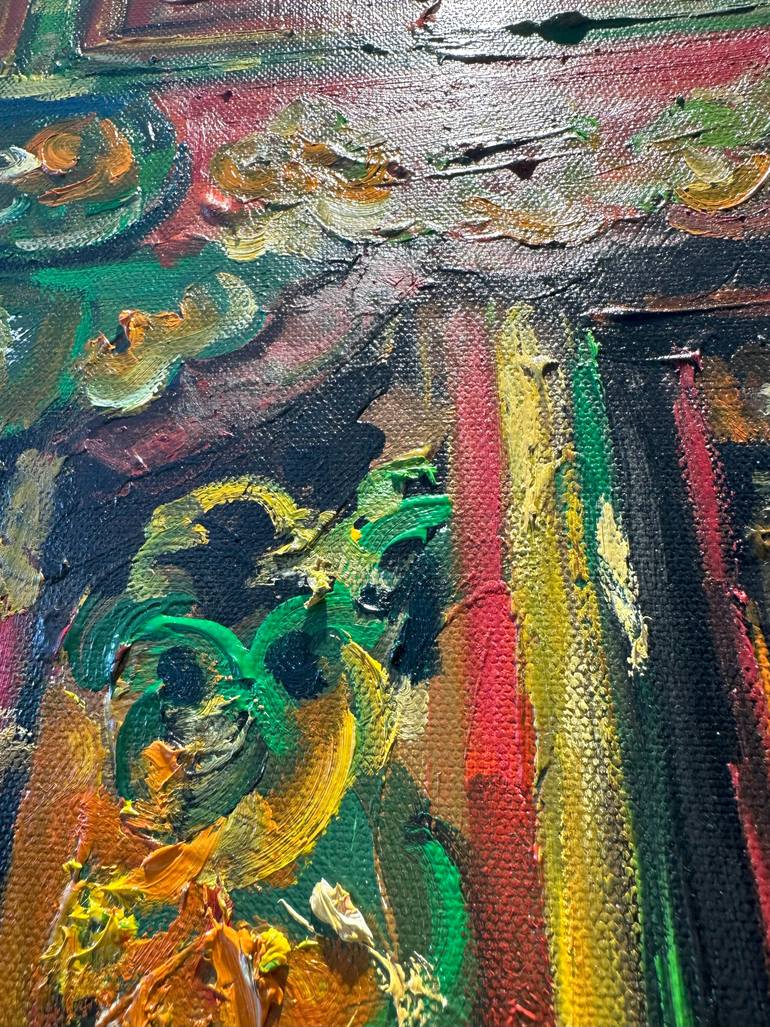 Original Expressionism Religion Painting by Qiuzi Zhang