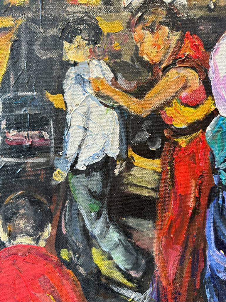 Original Expressionism Religion Painting by Qiuzi Zhang