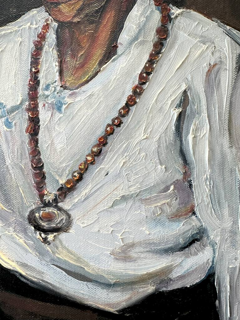 Original Expressionism Religion Painting by Qiuzi Zhang